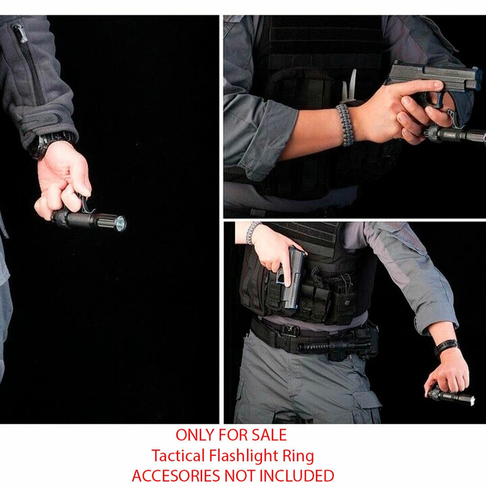 NexTorch Tactical Flashlight Ring Specially Designed For TA30/TA01/E6 Polymer