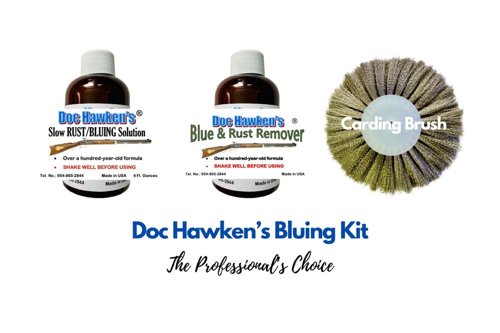 Gun Bluing Kit with brush