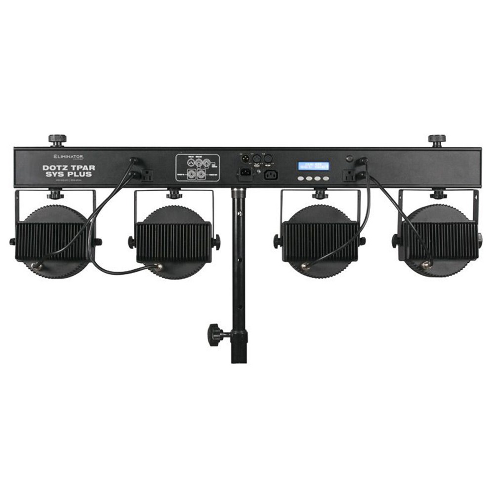 Eliminator Dotz Tpar Sys Plus COB LED Par Wash Light+Foot Control+Stand+SoftCase