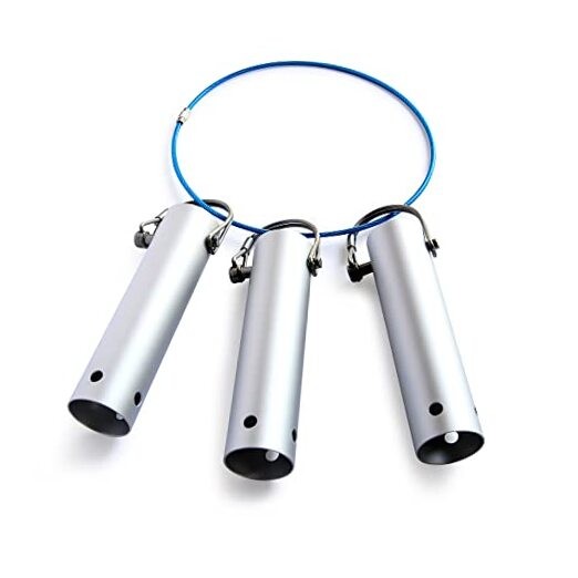 Pool Tool Holder and Organizer; Storage System for Brushes, Leaf 3 Matte Silver