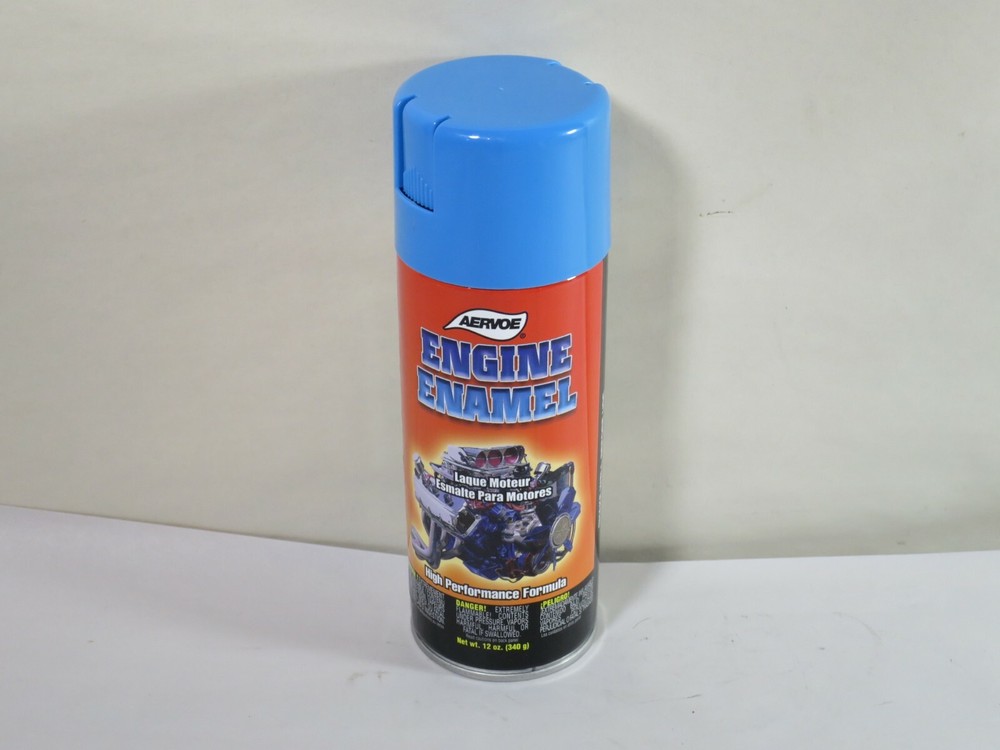 Aervoe 568 Engine Enamel Paint Chrysler Blue 12oz Can