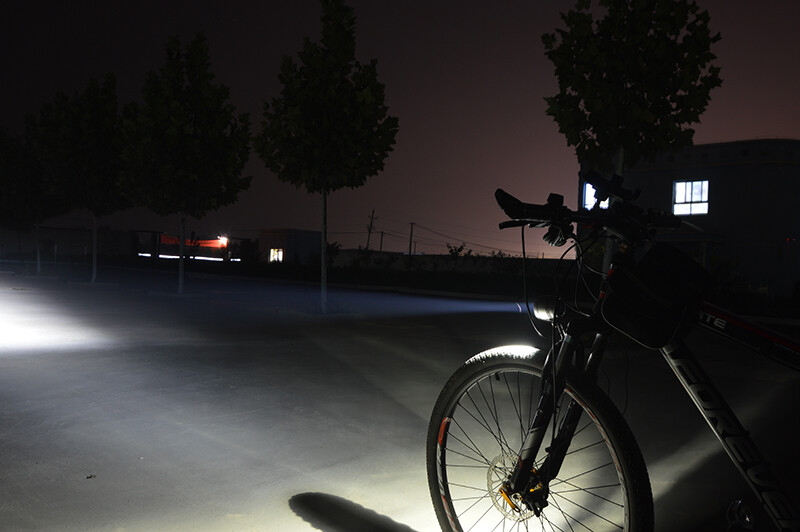 FOXEYE StVZO LED Front Head light 40LUX for HUB dynamo with rearlight cable
