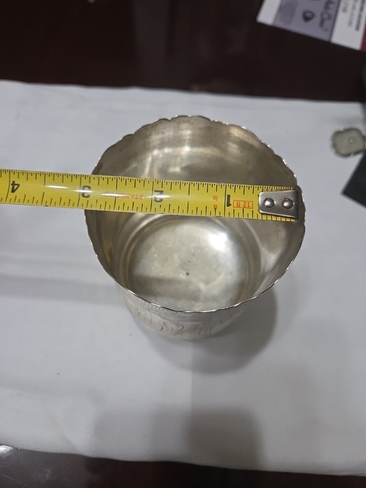 Large 800 Silver Cup 128 Grams