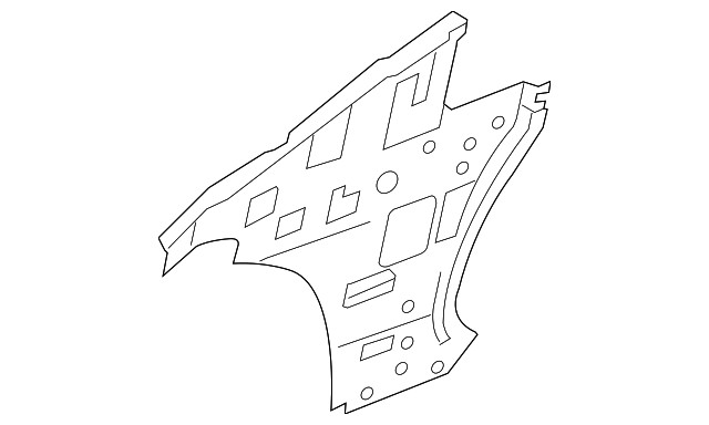 Genuine Nissan Side Panel F7600-9DDMA
