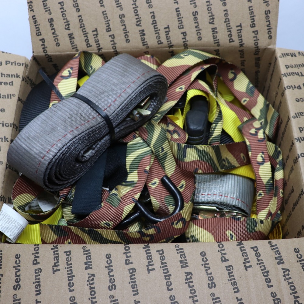 Assorted Cambuckles and Straps 13 lbs.
