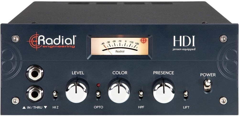 Radial HDI Studio Grade 1-channel Active Instrument Direct Box