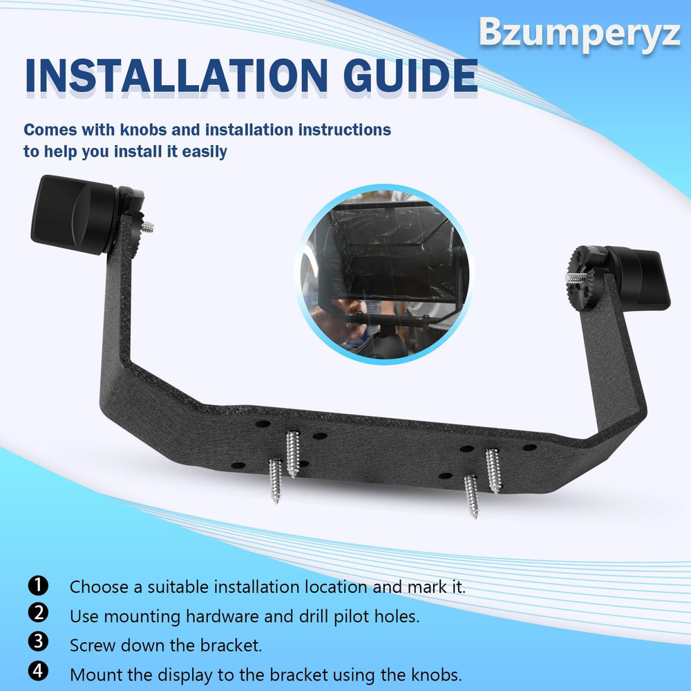 740149-1 Gimbal Bracket Mounting Bracket with Knobs Mounting Screws Fit for Heli