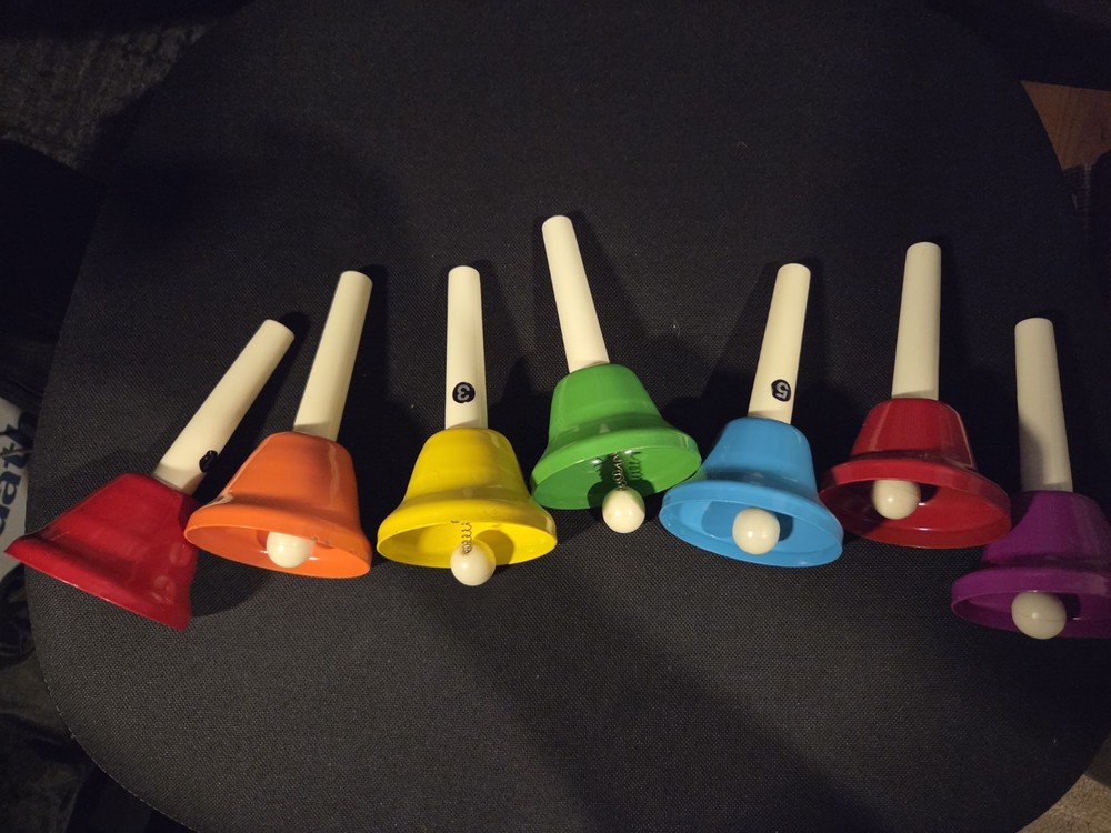 MARVEL EDUCATION HAND BELLS ACCURATE TONE BELLS (Missing One Bell)