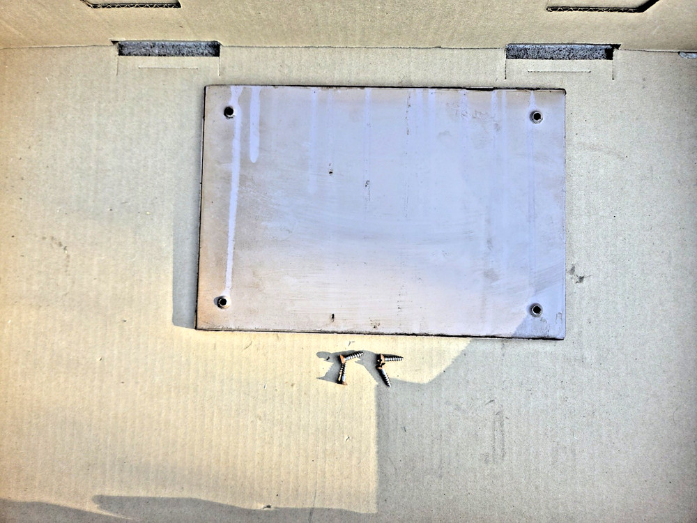 Frame For Payphone Booth Advertisement