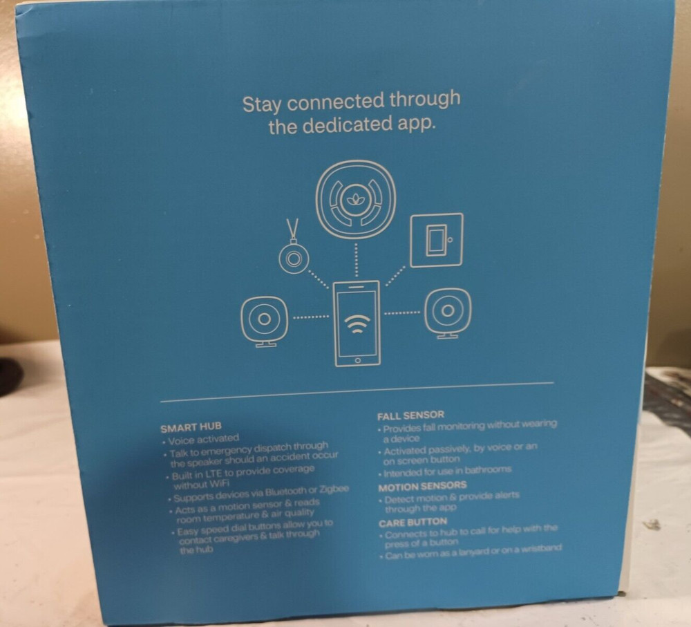 CVS Symphony Essential Bundle New Fall Sensor Motion Sensor Care Button