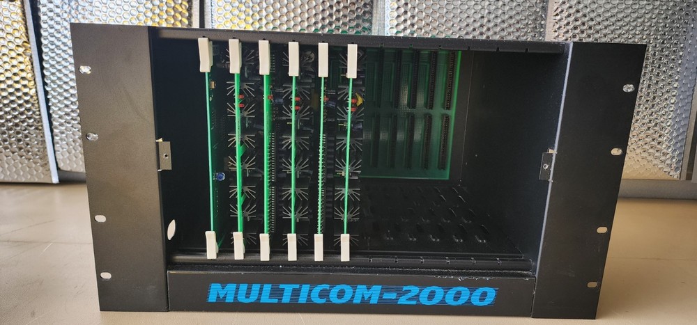BOGEN MULTICOM-2000 CONTROLLER WITH 6 CARDS 7 CABLES ONLY