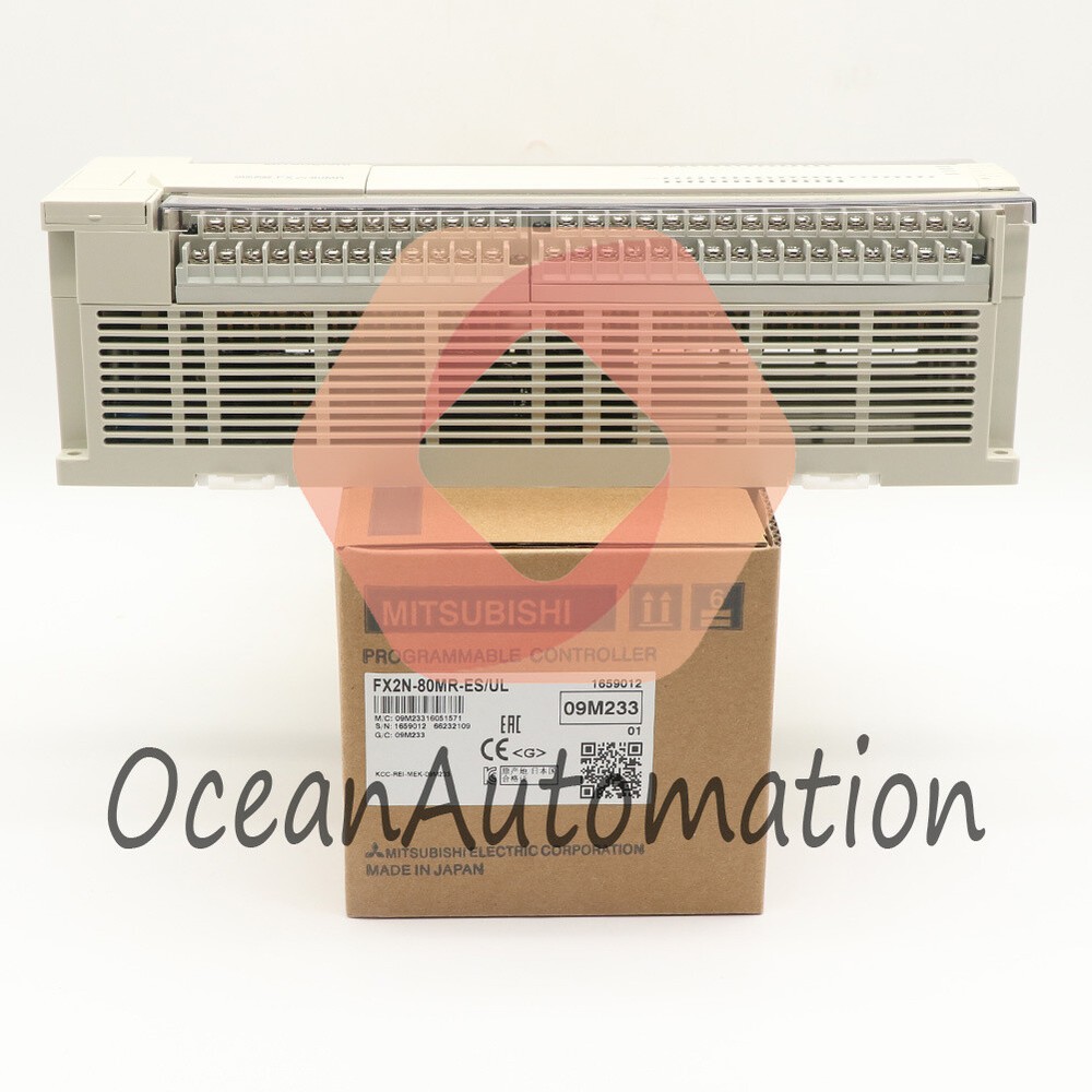 1PCS NEW MITSUBISHI PLC Programmable Controller FX2N-80MR-ES/UL