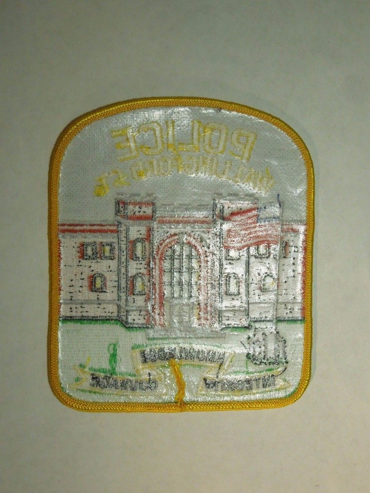 Vintage Wallingford Connecticut CT Knowledge Integrity Embroidered Iron On Patch