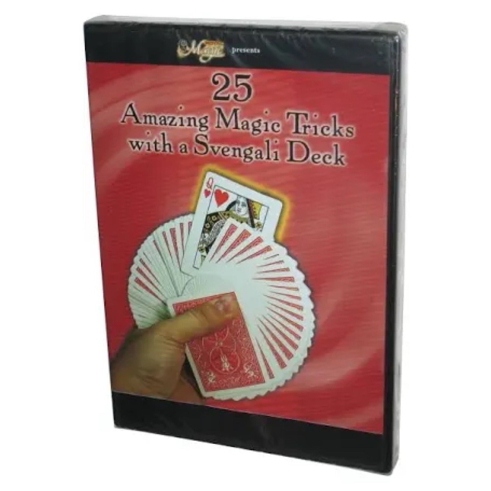 SVENGALI DECK - Blue backed Magic Cards plus 25 Trick DVD Tutorial