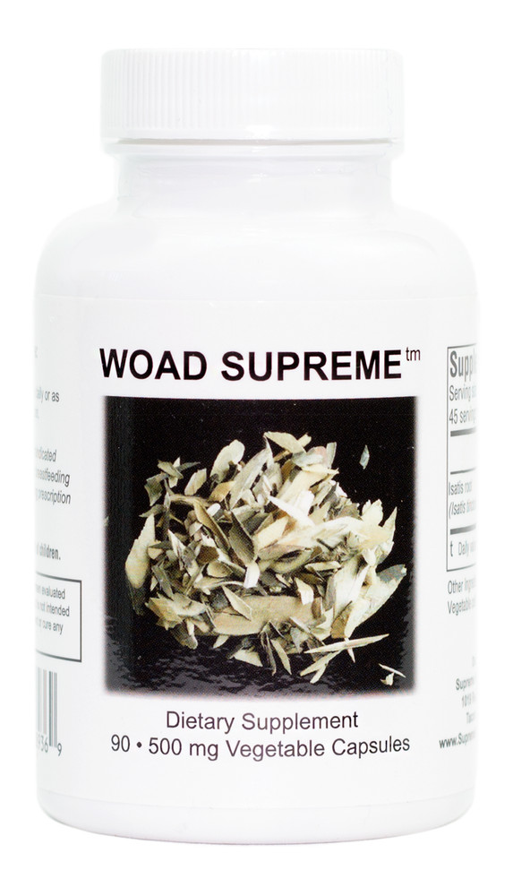 Woad Supreme by Supreme Nutrition - 500mg / Capsule- 90 Capsules