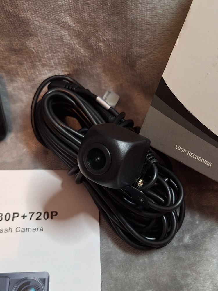 Dual Front & Back Channel Dash Camera - 1080P + 720P