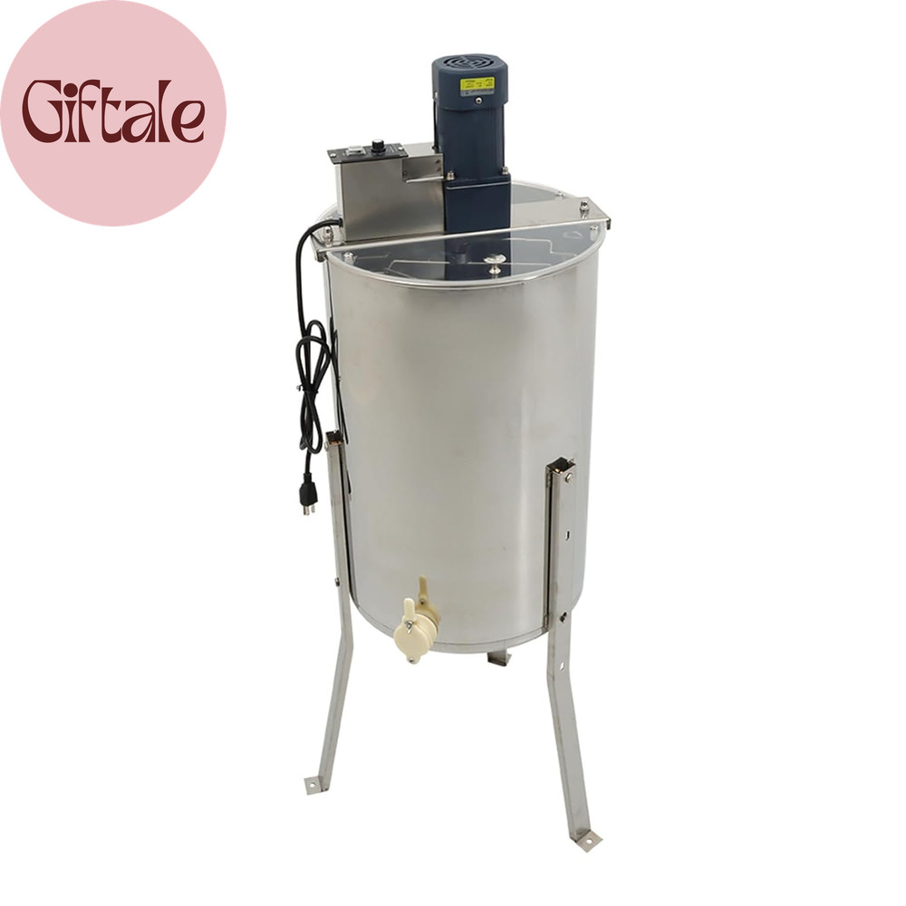 Electric Honey Extractor 2/4 Frame Stainless Steel Beekeeping Extraction Machine