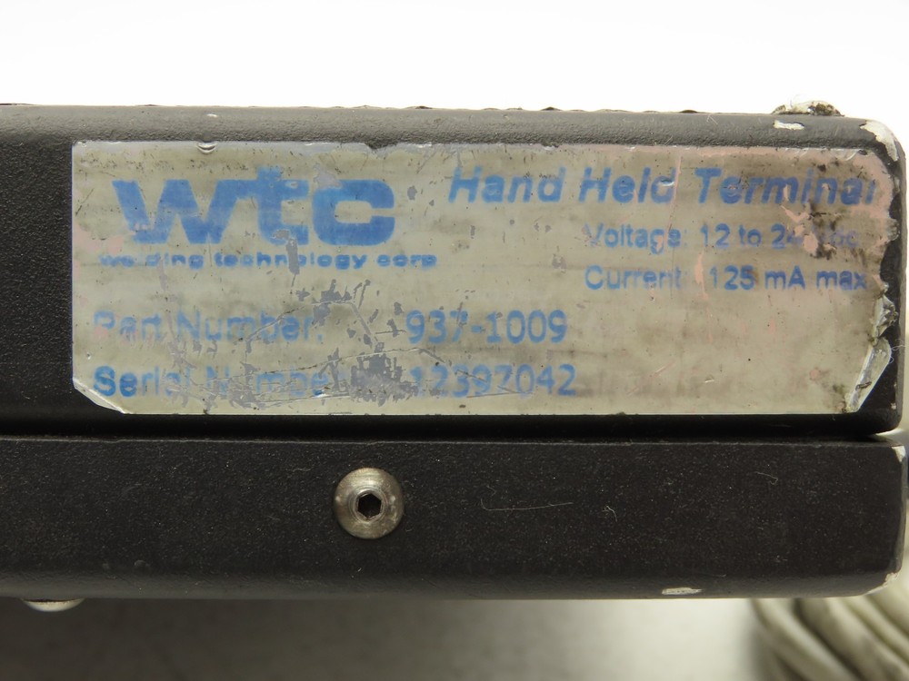 Welding Technology WTC 937-1009 DEP 105s Data Entry Panel 105s Teach Pendant