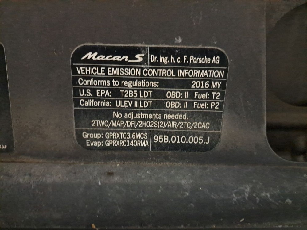 2016 Macan Camera/Projector Sku#4302952