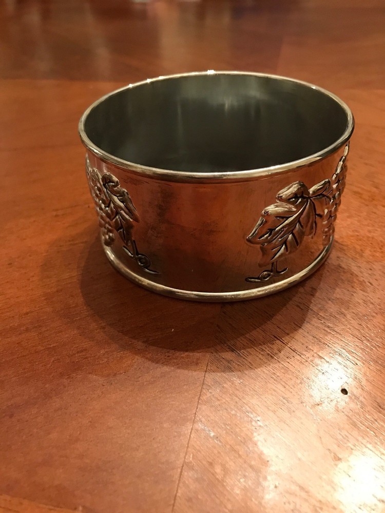 International Silver Company Silver Plated Wine Caddy Coaster