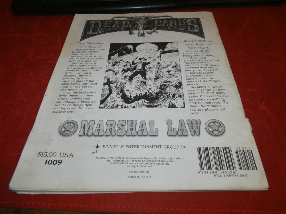 Deadlands Marshall Law Adventure