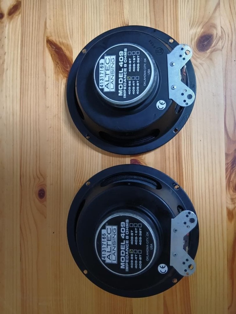 ALTEC MODEL 409-8E 20cm Speaker Pair Working & Tested JP