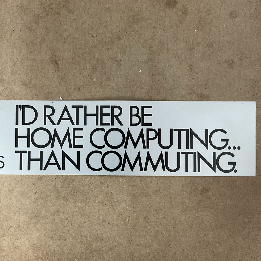 Atari Home Computer Bumper Sticker