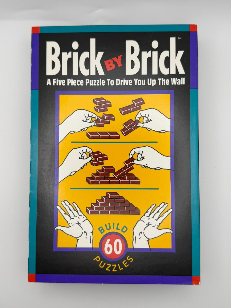Brick By Brick Puzzle Game 60 Puzzles Binary Arts Brain Teaser Complete