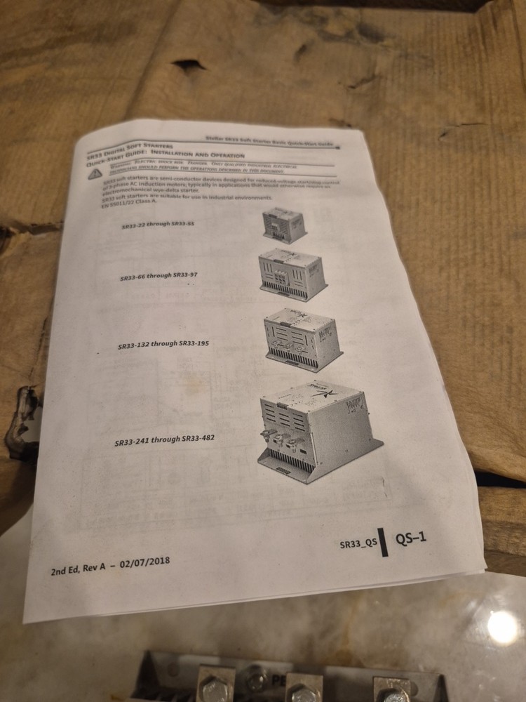 Stellar Sr33-160 Soft Starter