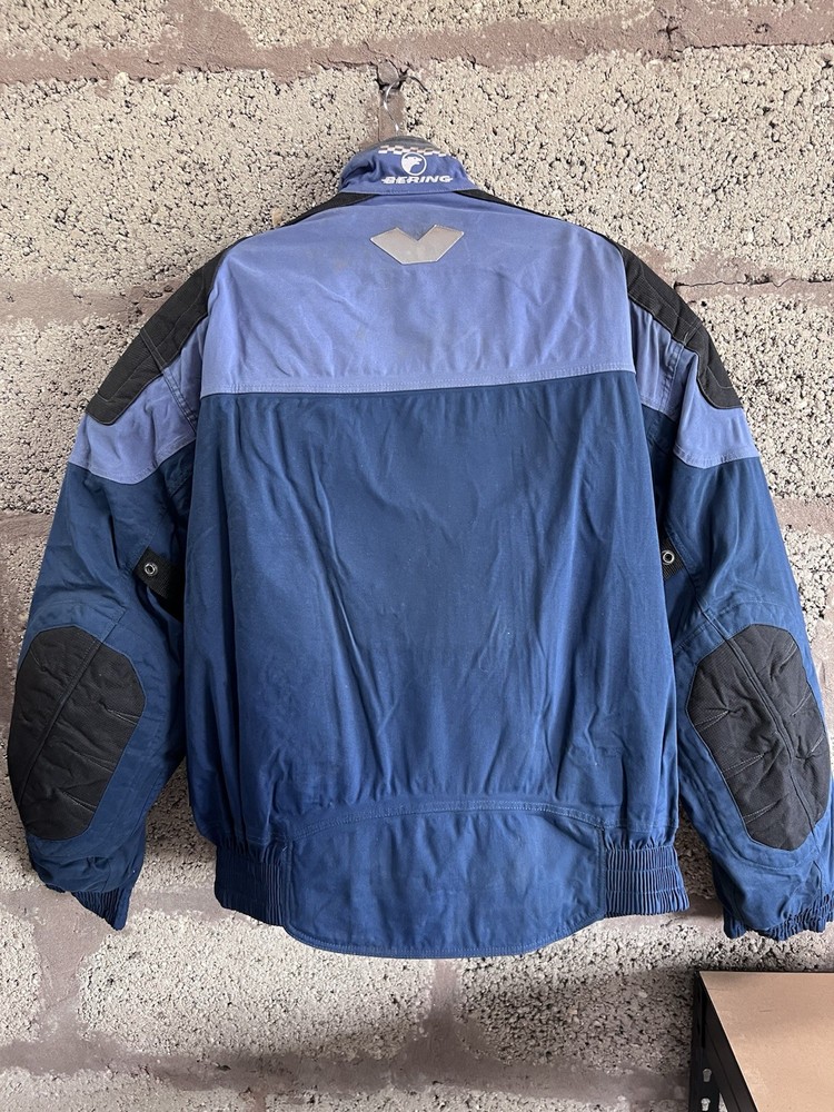 Bering motorcycle jacket XL Blue Armoured