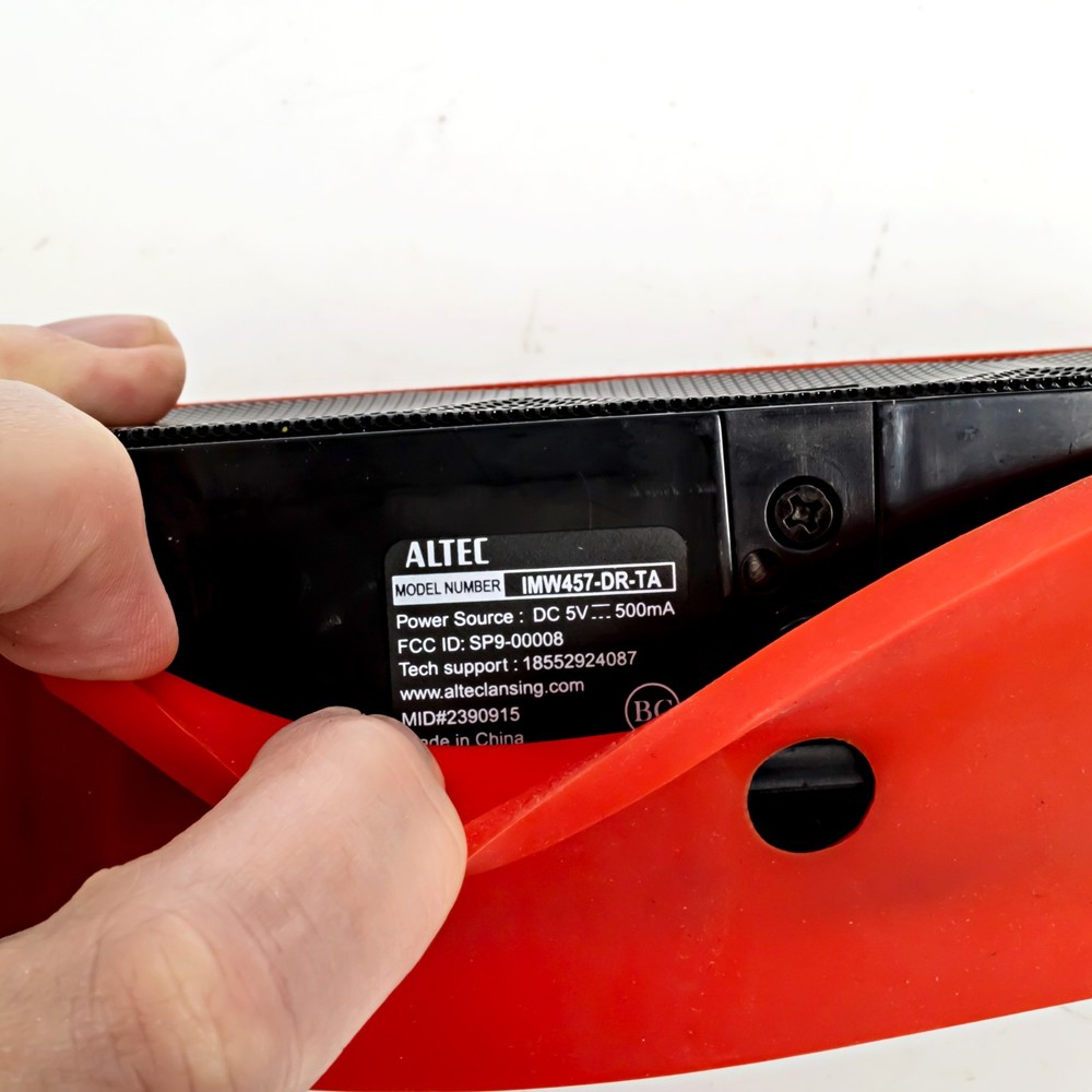 Altec Lansing Jacket H2O Bluetooth Wireless Speaker, Red - IMW457-DR-TA