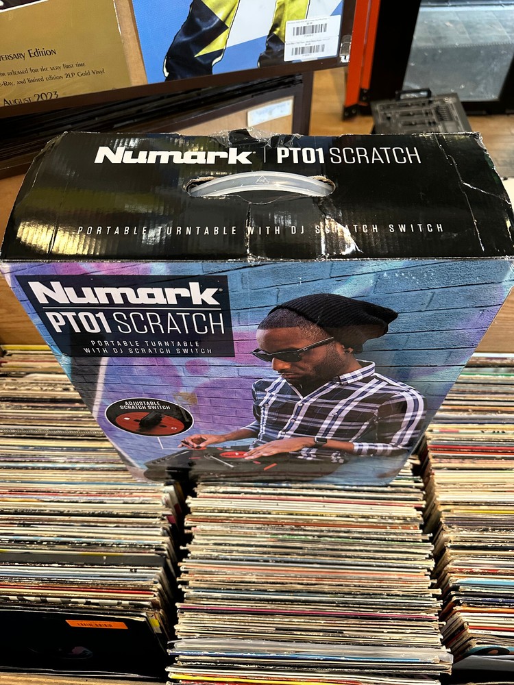 Numark PT01 Scratch ORIGINAL EMPTY BOX - NO UNIT