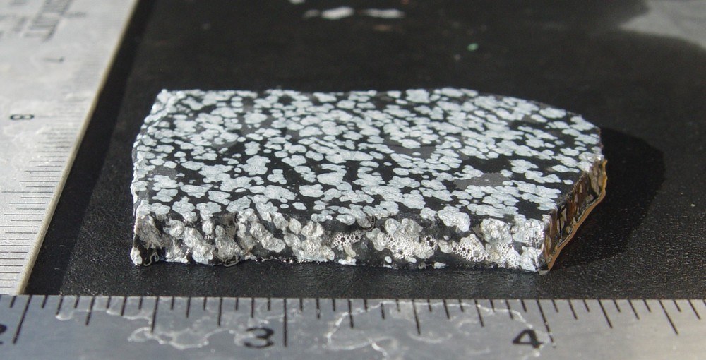 Snowflake Obsidian Lapidary Slab T1355