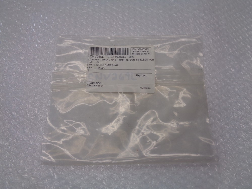 NAGLE PUMPS INC CNV269L GASKET NSNP