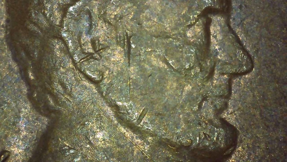 1978 D Lincoln Penny error filled mintmark