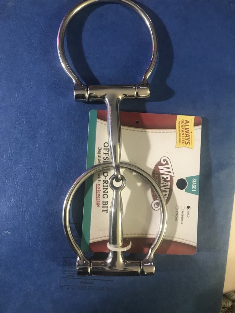 Weaver Offset D-Ring Bit.  Beginner bit with No Leverage. Mouth With 5”