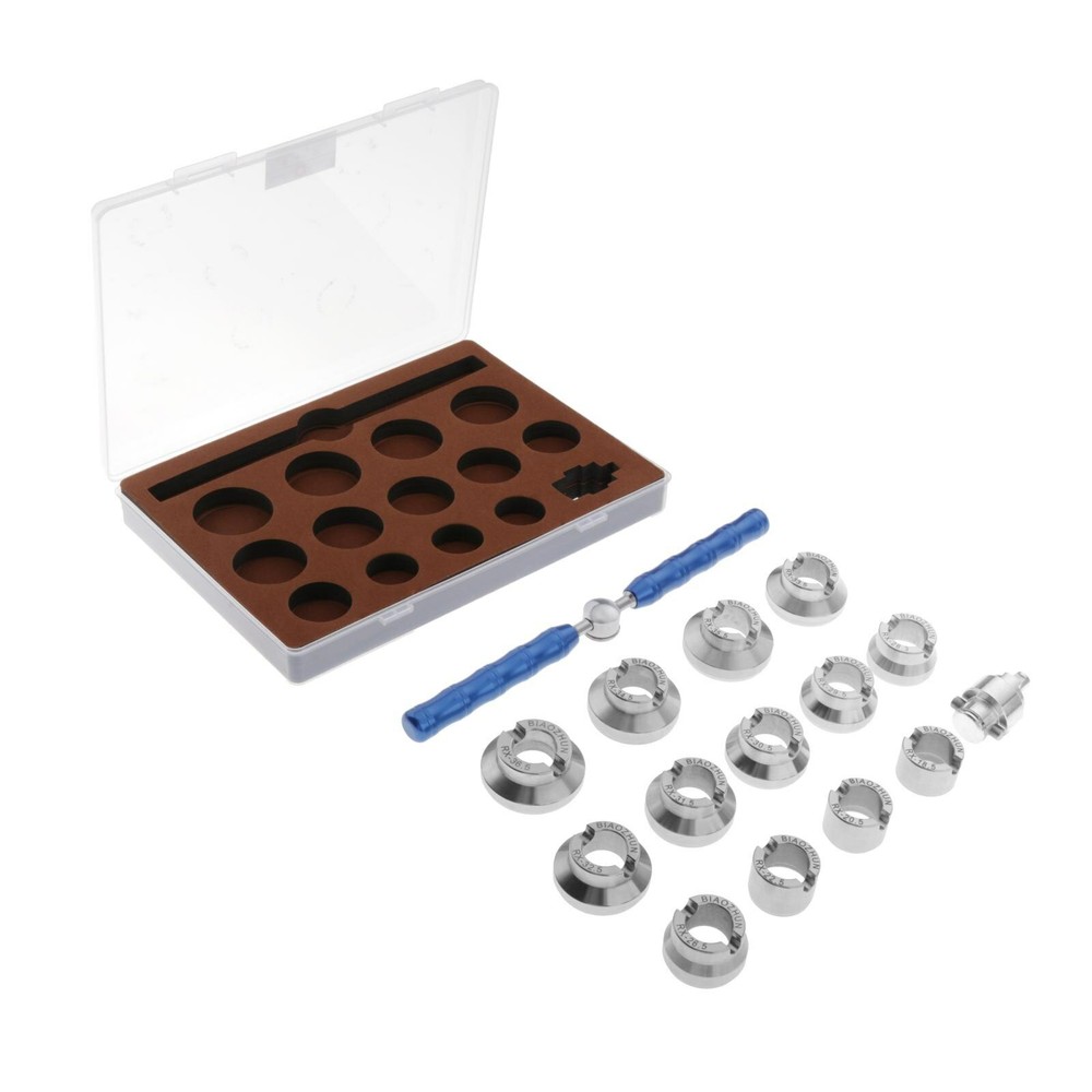 Watch Back Case Opener Closer Remover Set 13Pcs Maintenance Tool