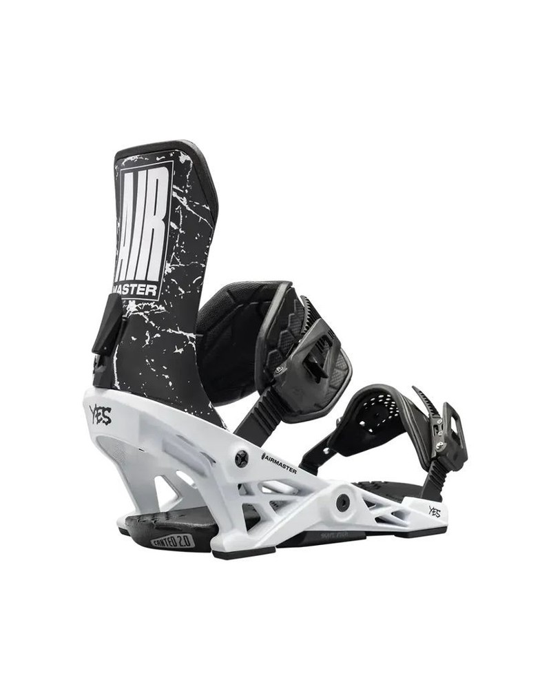 YES. Airmaster Snowboard Bindings, Splatter White, Medium MY26