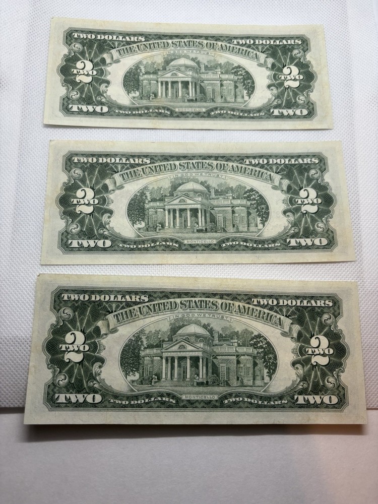 ***SEQEUANTIAL*** 1963 Red Seal $2 Notes