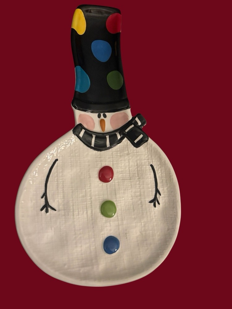 MUD PIE 2013 Let It Snow CHRISTMAS Platter 14”