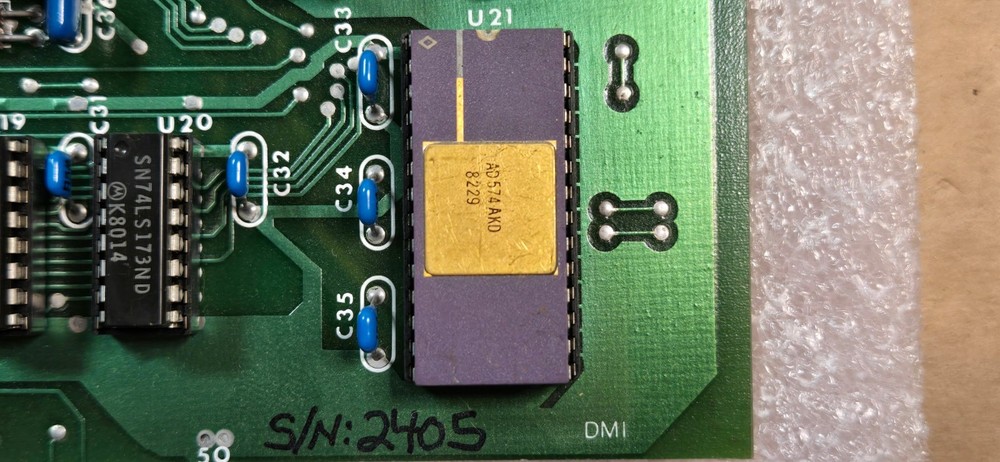 Dual Systems Control AIM-12 REV D 1980 Vintage Computer Board - Untested
