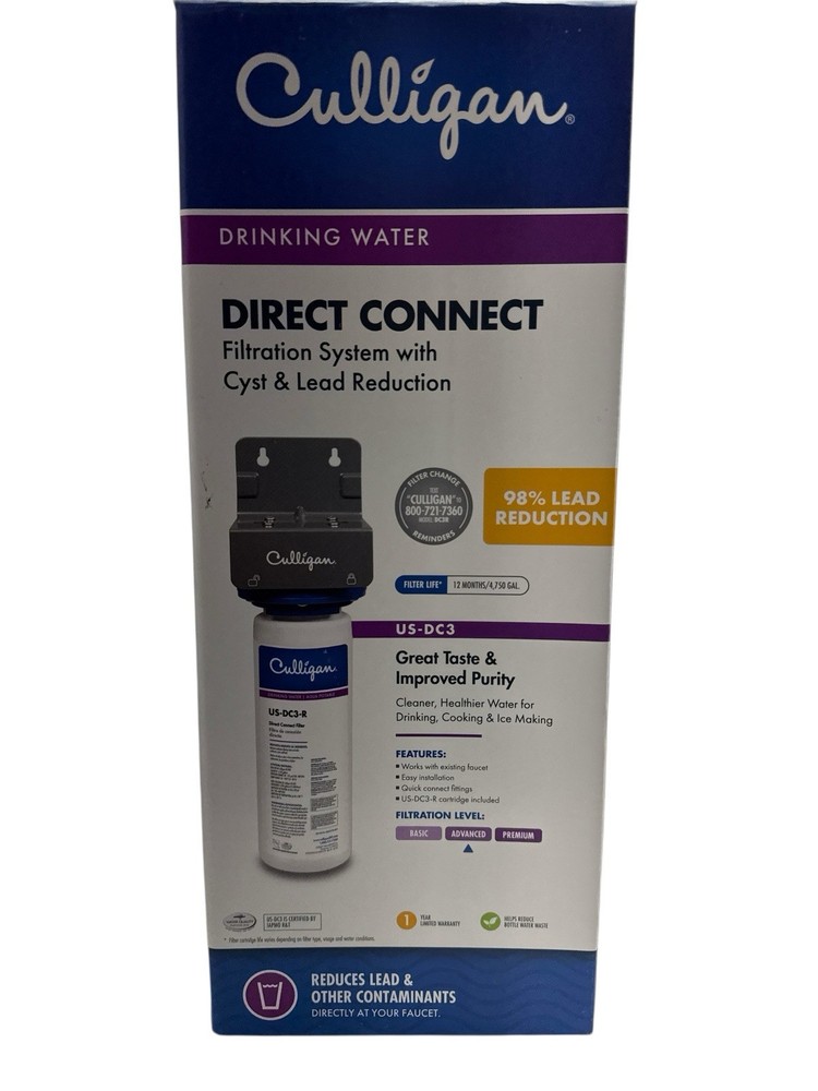 Culligan Under Sink Water Filtration System US-DC3 New
