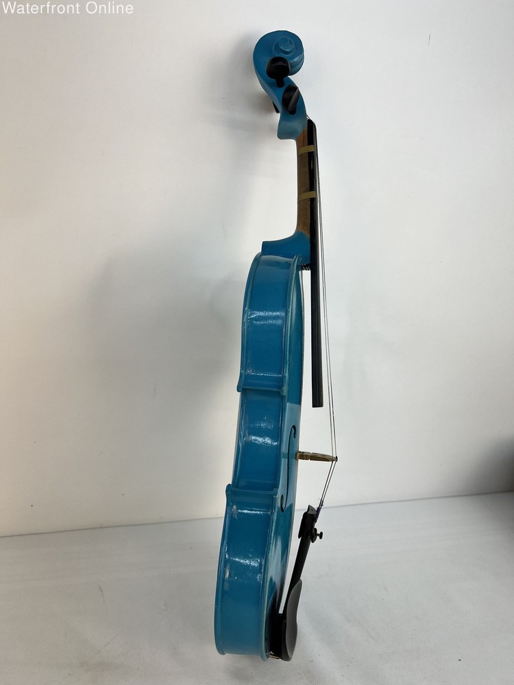 ViolinSmart Student Violin 4/4 Size Blue in Case Strings Instrument