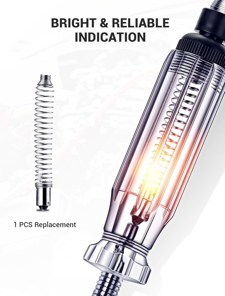 6-24V Automotive Light with Extended Cody & Spring Probe for Easy Testing