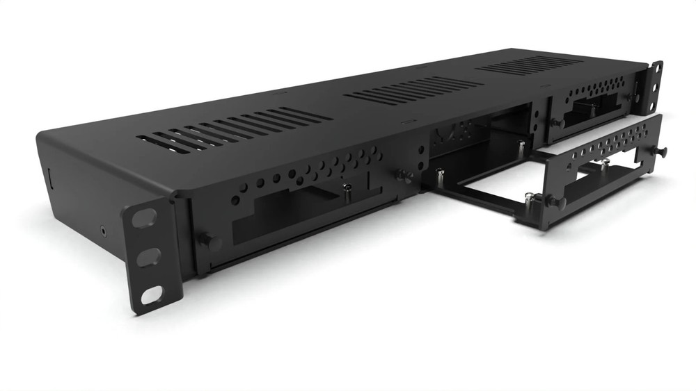 1U rack mount Pro Enclosed 3x Jetson - FRONT REMOVABLE