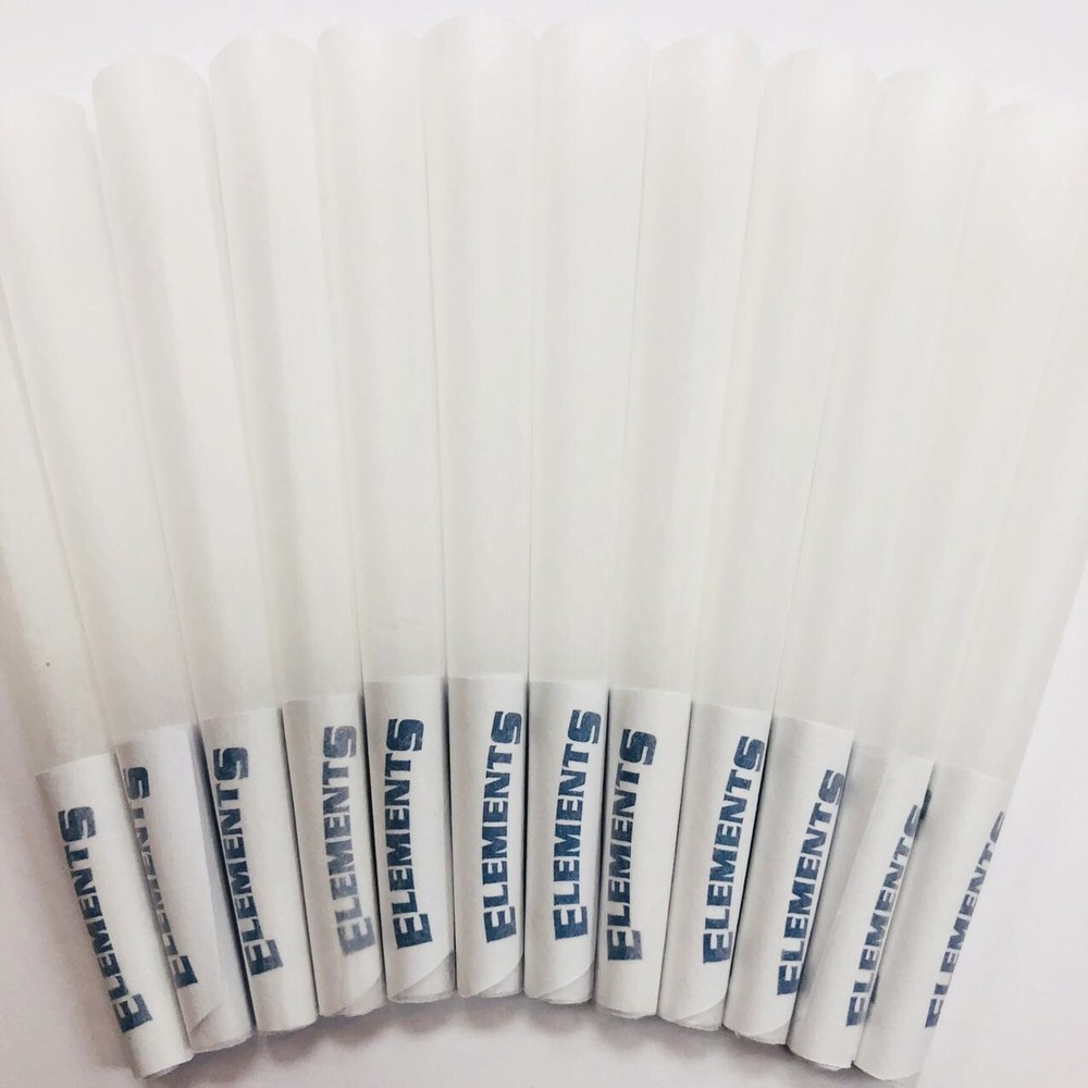 Elements Ultra Thin Rice Cones 1 1/4 Size 200 Pack & 2 Tubes