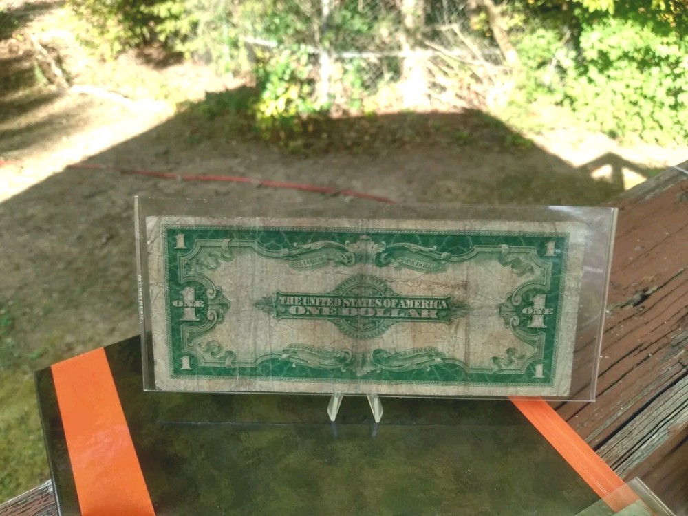 1923 $1 ONE DOLLAR “HORSE BLANKET” SILVER CERTIFICATE LARGE NOTE