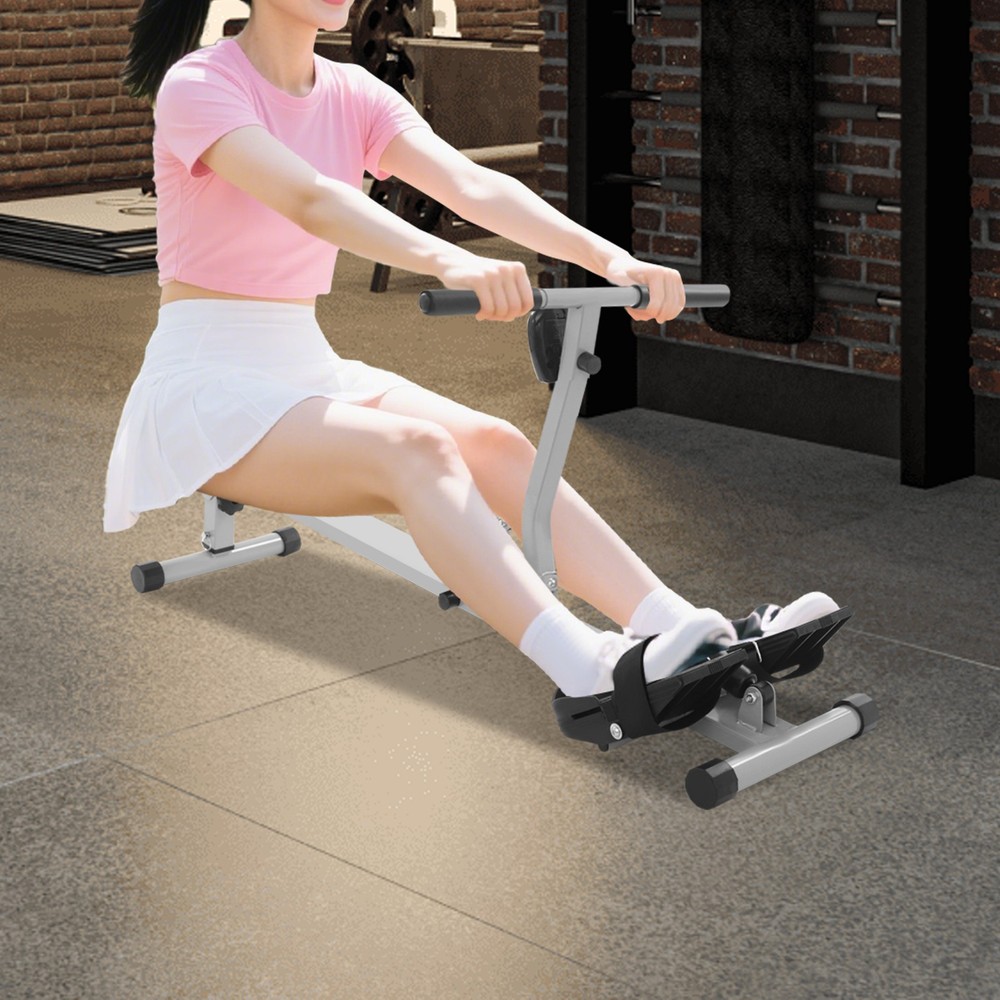 Rowing Machine Adjustable Foldable Rowing Exercise Machine Fitness Freestanding