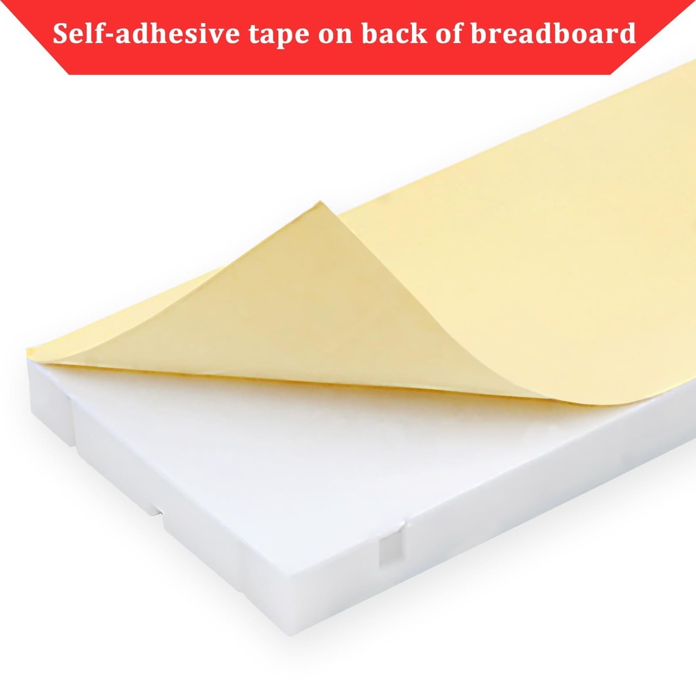 Breadboard, 6PCS Bread Board, Breadboard Kit Includes 2PCS 830 Point + 4PCS 400