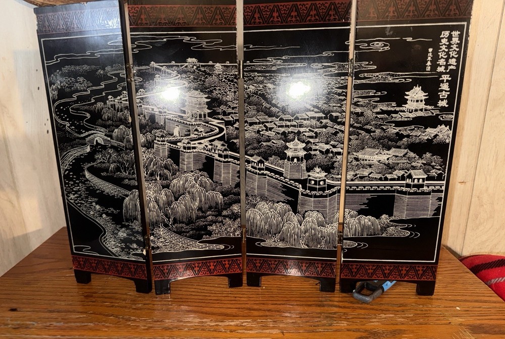One of a kind 4 panel handcrafted
